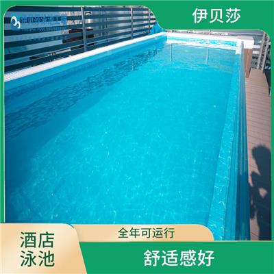 酒店泳池工程 节能效率高 机组直接加热泳池水