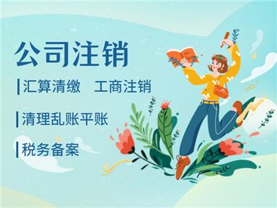 天津河西企业税务筹划 公司注销