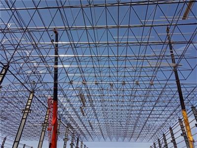 火车站候车厅钢结构网架 加工定制加油站屋顶 坚固耐用
