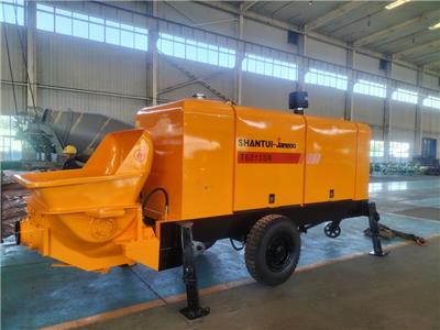 山推建友原厂混凝土输送泵柴油机泵拖泵HBT6013SR拖式混凝土泵