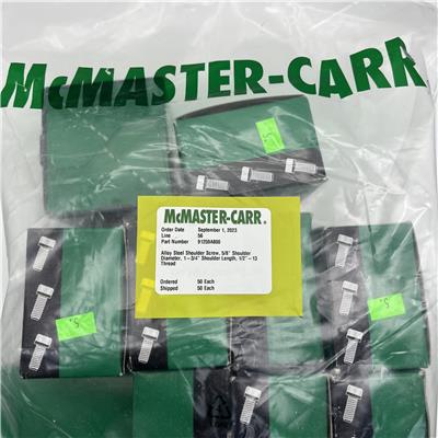 MCMASTER-CARR合金钢肩螺钉91259A800美标5/8”*1 3/4