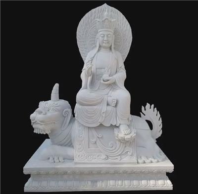 供应汉白玉石雕#地藏王雕塑