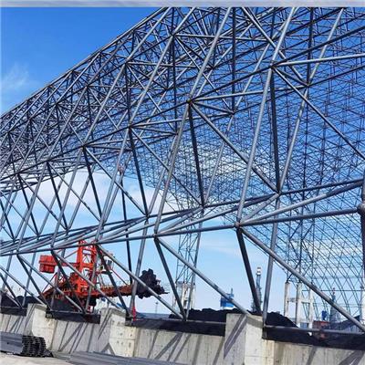 大跨度会展中心网架结构 轻钢篮球场罩棚 加工定制