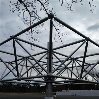 球形网架制作 邹唐建工钢构设计制作 管桁架结构 高强度厂家直营