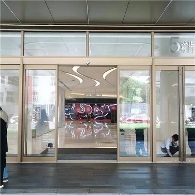深圳酒店感应玻璃门自动门定制安装可上门测量尺寸