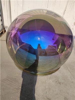 透明亚克力幻彩圆球泡泡反光球镭射球造型灯商场美陈