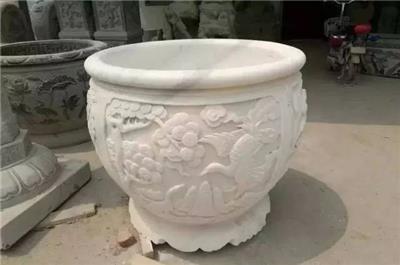 石雕水缸# 中式庭院石雕
