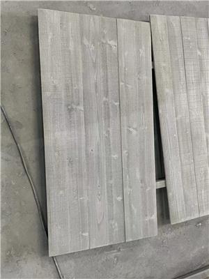 木纹水泥挂板 清水混凝土木纹效果厂家预制