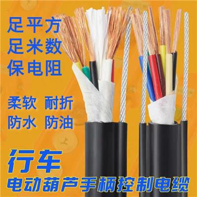 上海艾普达电缆钢索电缆电动葫芦手柄电缆单/双钢丝可选