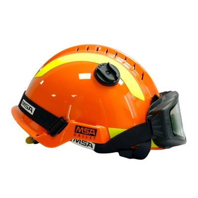 MSA梅思安F1XF系列镀金面罩消防头盔