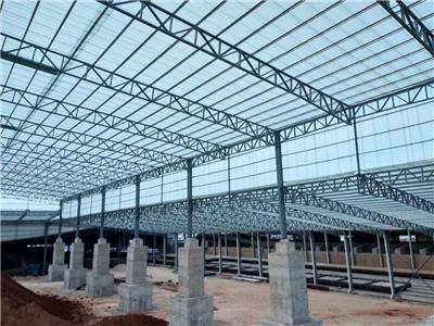 钢结构厂房加工厂家 弧形钢屋架 四层网架结构加工安装