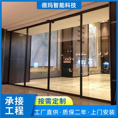 广州无框玻璃感应门 阳江自动感应玻璃门 惠州电动玻璃门定制