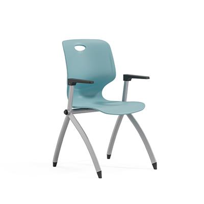 简约塑料座椅办公椅宿舍靠背会议椅人体工学椅子电脑椅厂家