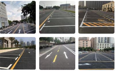 南京道路标识划线，道路标识线画线，道路热熔反光标线