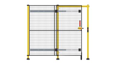 安全门滑轨移门-仓库防护网-机器人护栏-车间隔离网-设备安全围栏
