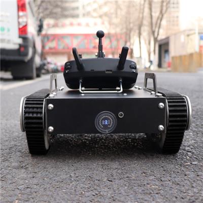 郑州小型巡检机器人橡胶履带底盘可有线控制