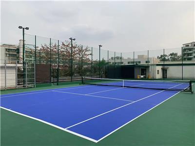 硅pu网球场翻新，网球场改造