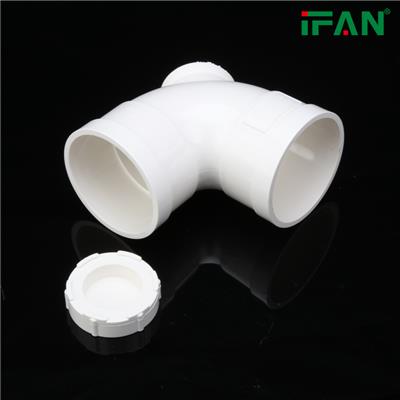 IFAN 尺寸可定制 GB 高质量PVC管件 白色 PVC带口排水弯头