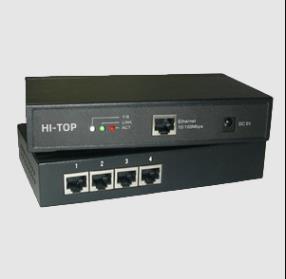 HI-TOP 工业级1/2/4/8/16/32路RS232/422/485串口转TCP/IP以太网 隔离型网络服务器