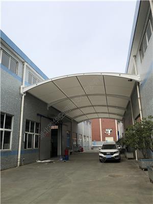 工厂过道遮阳棚膜结构膜结构雨棚拱形膜结构膜结构厂家安装施工