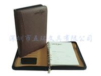 供应定做拉链笔记本，订做仿皮活页笔记本，深圳定制记事本