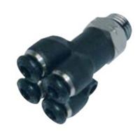 供应意大利AIGNEP安耐 55345 1对4Y型接头带外螺纹可旋转