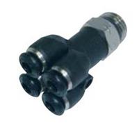 供应意大利AIGNEP安耐 55340 1对4Y型接头带外螺纹可旋转