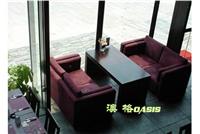 日式布艺沙发餐厅咖啡厅**可定制