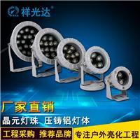 LED圆形投射灯3W5W9W12W18W户外防水投光灯工程庭院景观聚光灯