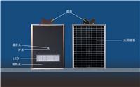 小型太阳能发电20W路灯新款一体化庭院灯小区路灯深圳厂家直销