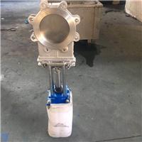 气动耐腐蚀316L材质刀型闸阀PZ673W-16RL硬密封插板阀