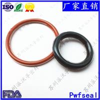 包覆O型圈外包透明耐化学溶剂内芯黑色氟胶耐腐蚀