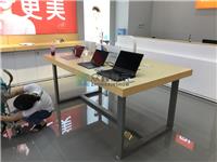 小米之家体验台 木纹小米配件柜 小米展柜定制