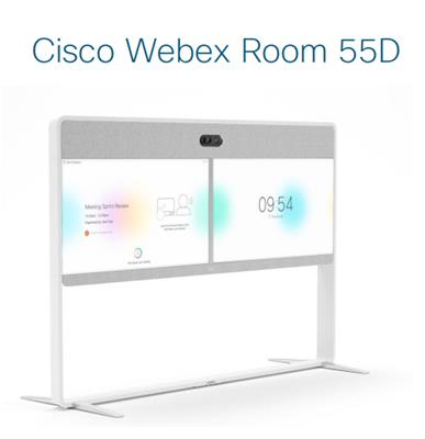 思科MX700视频会议网真55英寸双显示屏