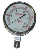 管道微压表5KPA/10KPA/15KPA压力表