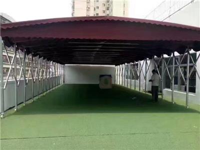 厂家定制大型物流仓库推拉篷大排档停车遮阳篷