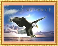 天津利华嘉阁钻石画创业大海中举桅扬帆
