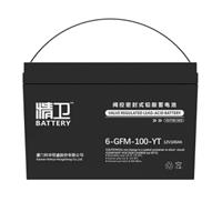 科华精卫蓄电池6-GFM-100 12V100AH免维护铅酸电池 UPS通信基站用