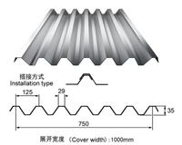 供应35-125-750彩钢瓦