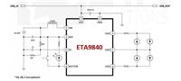 ETA9840，充电输入5V/3A,升压放电2.4A移动电源