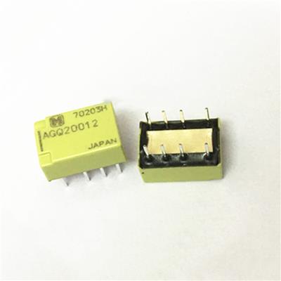 AGQ20012 松下原装信号继电器 12V1A 两组转换8脚 原装正品