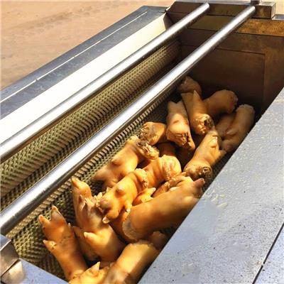 源冠牌1500型毛辊清洗机 猪蹄毛辊清洗机容量大耗电低