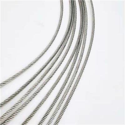 厂家直销耐腐蚀316钢丝绳3.2mm 防滑栏杆拉索钢丝绳