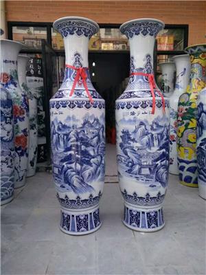景德镇落地花瓶黑色粗陶罐酒店名宿客厅摆件日式现代简约装饰品