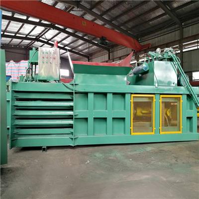 大型液压打包机半自动人工穿绳废纸箱捆扎机 打包结实废纸板液压打包机