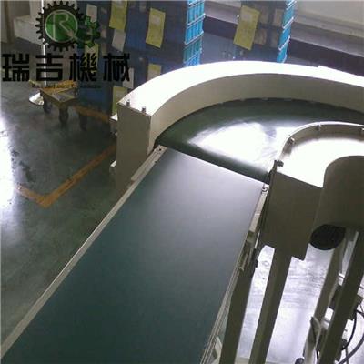 合肥转弯皮带输送机瑞吉厂家支持定制 皮带转弯机 性能稳定 安全环保