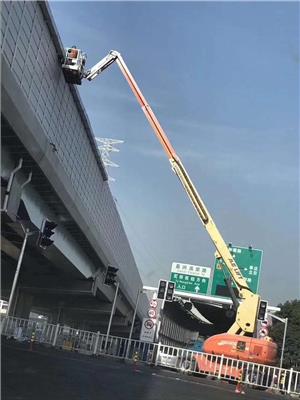 外墙涂料用20米14米电动曲臂车 包月价格