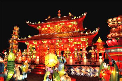 春节元宵彩灯花灯灯会灯展厂家设计鼠年新款