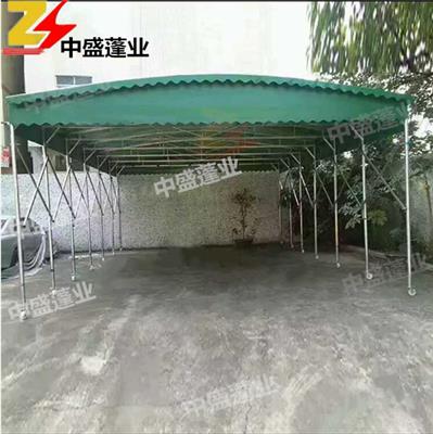 推拉雨棚活动推拉蓬移动车棚折叠安装伸缩推拉篷遮阳棚仓库篷雨蓬