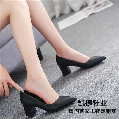 宁夏高铁工作鞋凯捷定制品牌厂家 职业女鞋